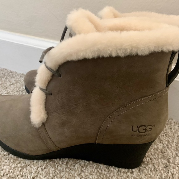 UGG Pure Waterproof Wedge Booties - Picture 7 of 8